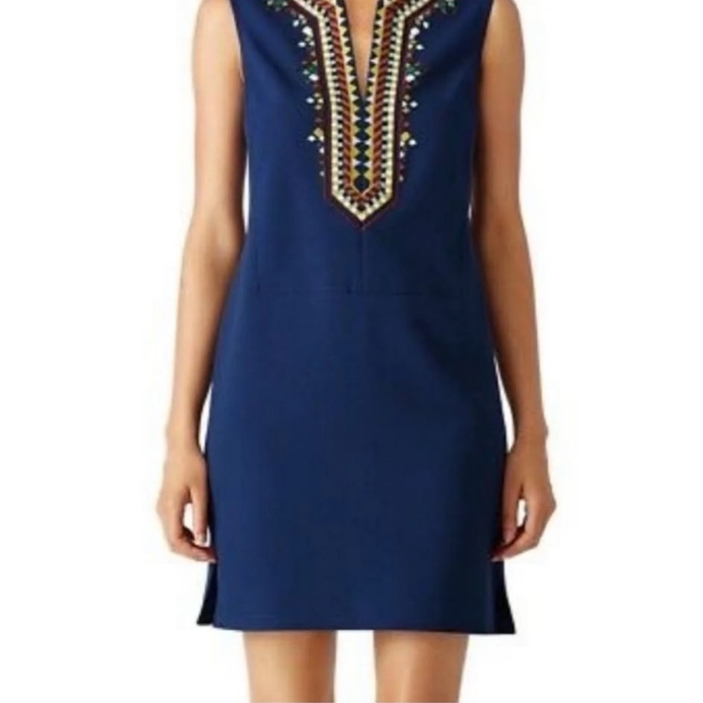 NWT Tory Burch Embroidered & Beaded Sophia Dress - Picture 2 of 6